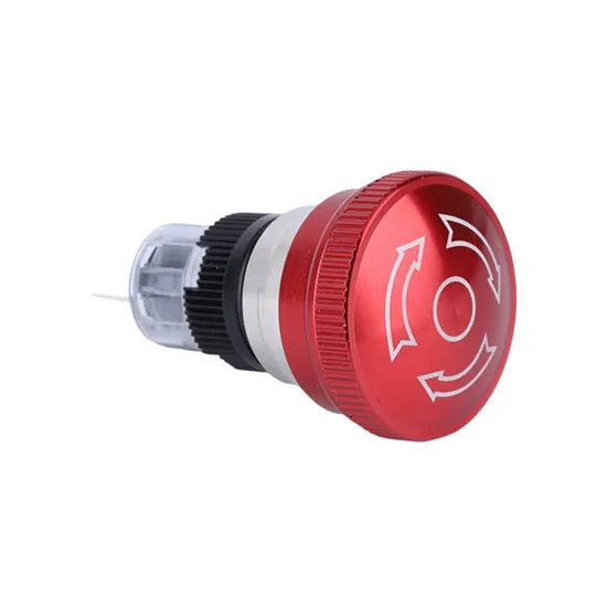 16mm Red Mushroom Electrical Waterproof Emergency Stop Push Button Switch
